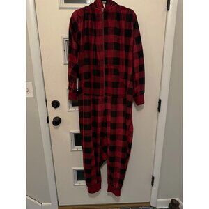 Torrid Fleece Hooded Back Flap Lounge Onesie